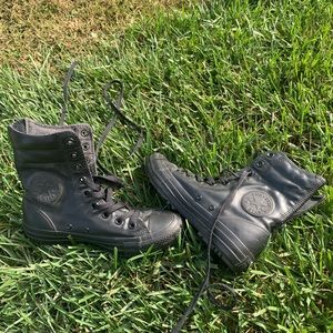 👺sold👺Chuck Taylor Hi Rise rubber rain boots